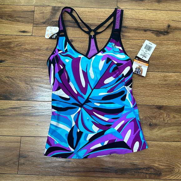 ZEROXPOSURE Tankini Top - Picture 1 of 6